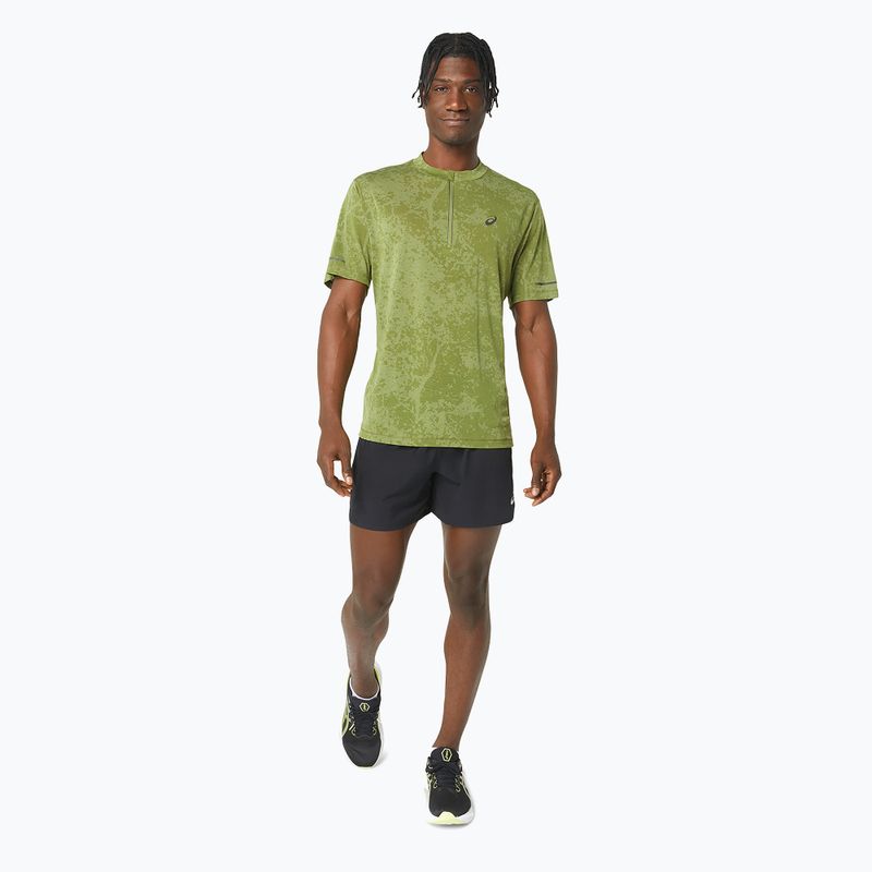 Tricou de alergat pentru bărbați  ASICS Metarun Pattern 1/2 ZIP cactus 2