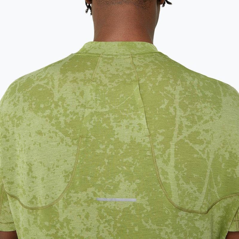 Tricou de alergat pentru bărbați  ASICS Metarun Pattern 1/2 ZIP cactus