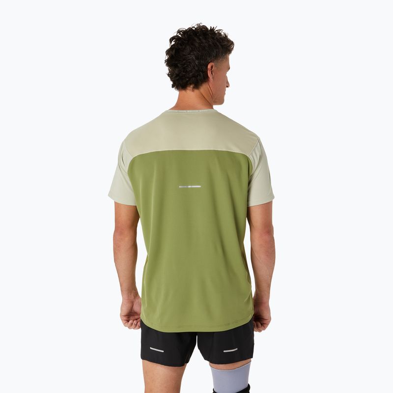 Tricou de alergare pentru bărbați ASICS Race Top performance dried leaf green/cactus 3