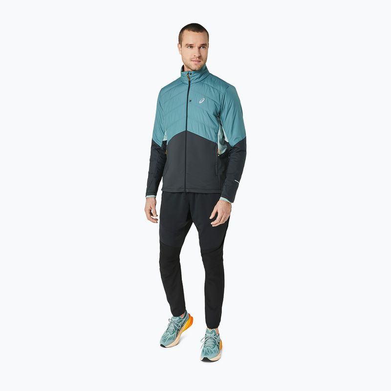 Jacheta de iarnă pentru bărbați ASICS Winter Run, gri cețos/grafit 12