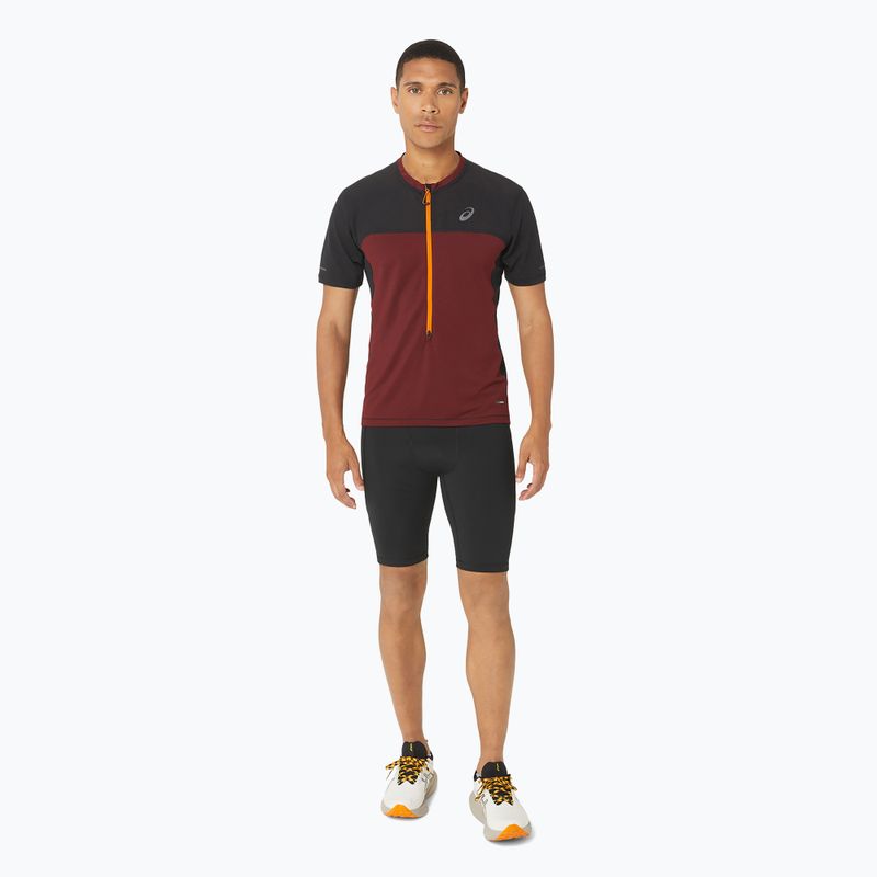 Tricou de alergat pentru bărbați  ASICS Fujitrail antique red/performance black 2