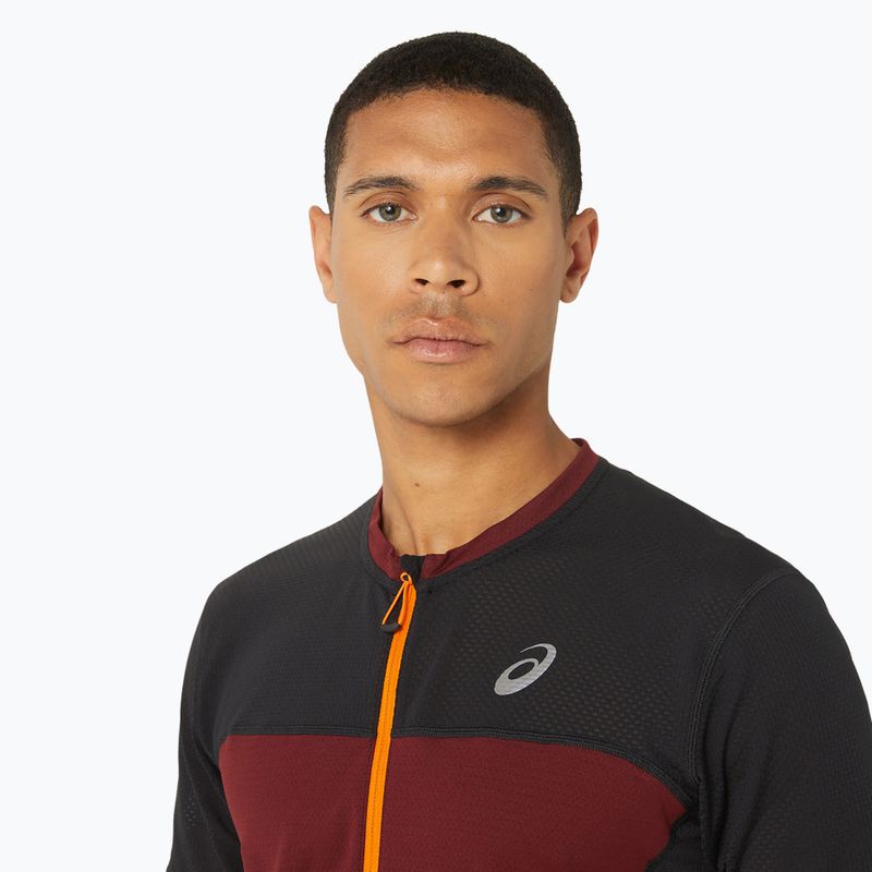 Tricou de alergat pentru bărbați  ASICS Fujitrail antique red/performance black 5