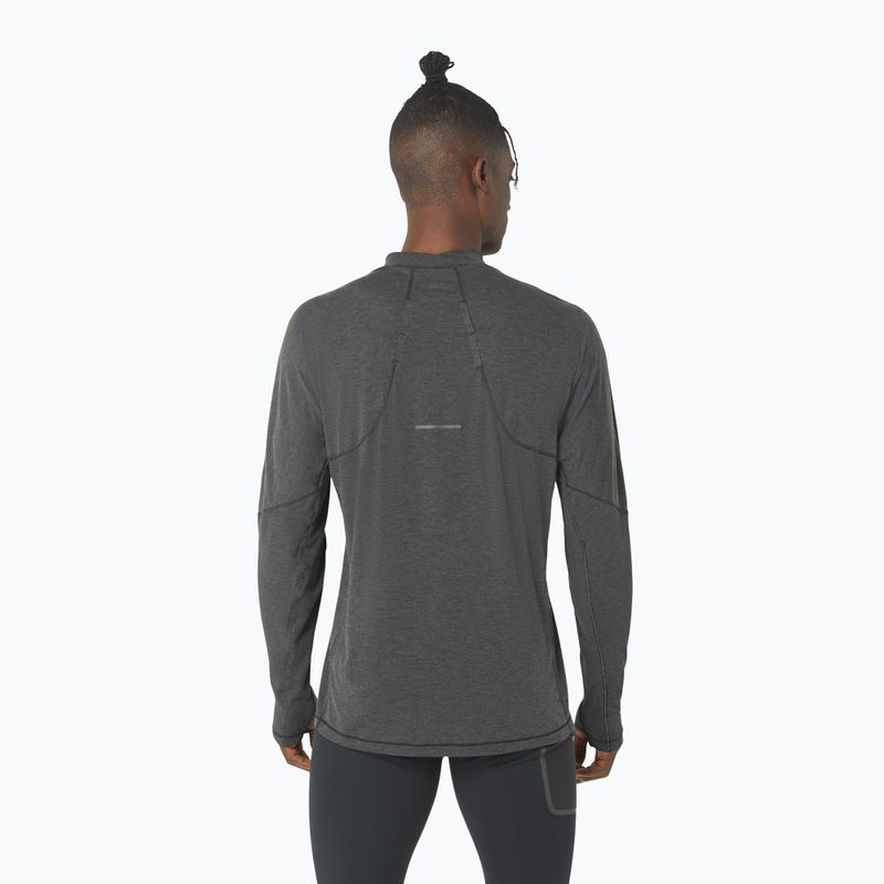 Bărbați ASICS Metarun Mock Neck performanță de performanță negru de funcționare cu mânecă lungă pentru bărbați 4