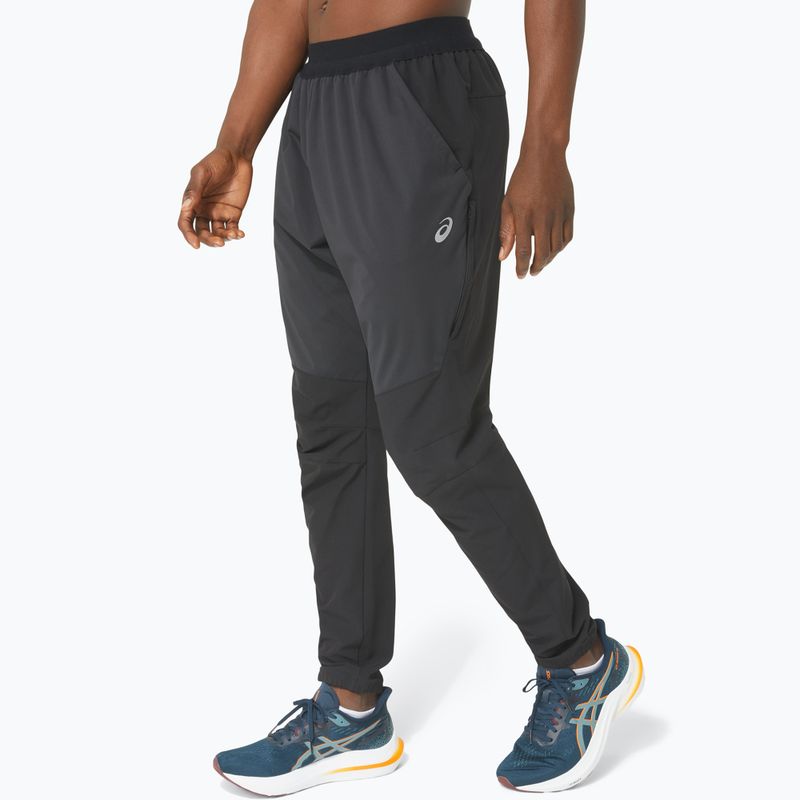 Bărbați ASICS Winter Run Pant Performance negru pentru bărbați 2