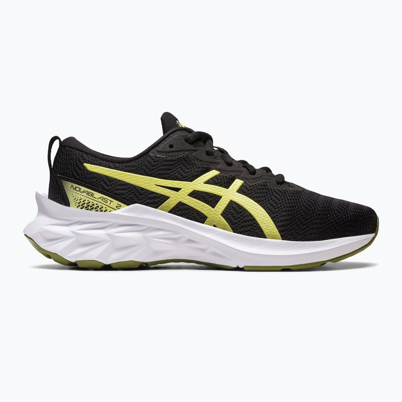 Încălțăminte de alergat pentru copii ASICS Novablast 2 GS black/glow yellow 9