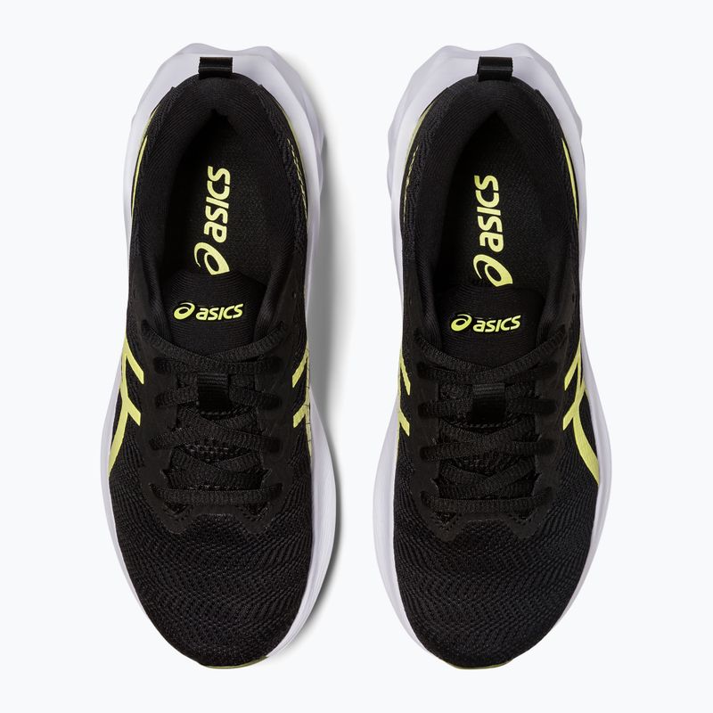 Încălțăminte de alergat pentru copii ASICS Novablast 2 GS black/glow yellow 13