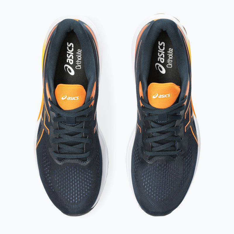 ASICS pantofi de alergare pentru bărbați Gt-1000 12 albastru francez / portocaliu strălucitor 13