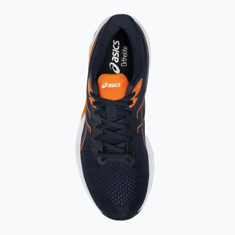 ASICS pantofi de alergare pentru bărbați Gt-1000 12 albastru francez / portocaliu strălucitor 7