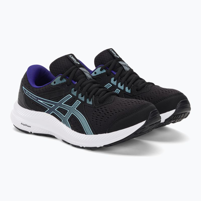 Încălțăminte de alergat pentru femei ASICS Gel-Contend 8 black/aquarium 4