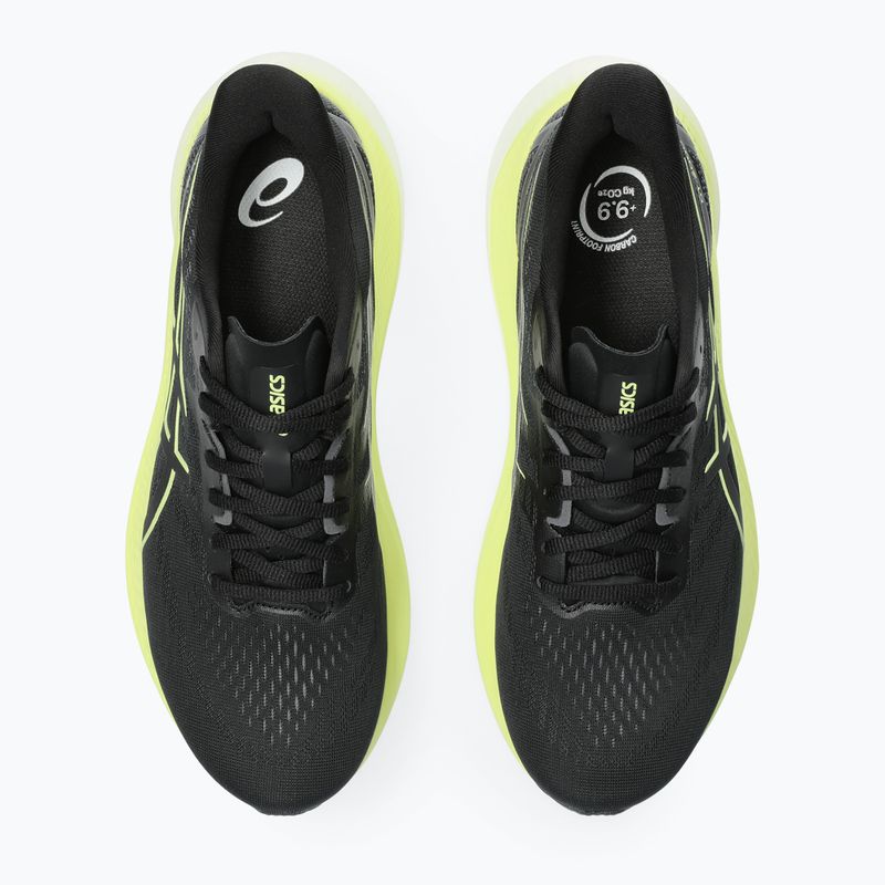 ASICS GT-2000 12 negru / galben luminos pantofi de alergare pentru bărbați 9