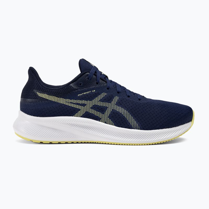 ASICS Patriot 13 bărbați pantofi de alergare adânc ocean / galben strălucitor 2