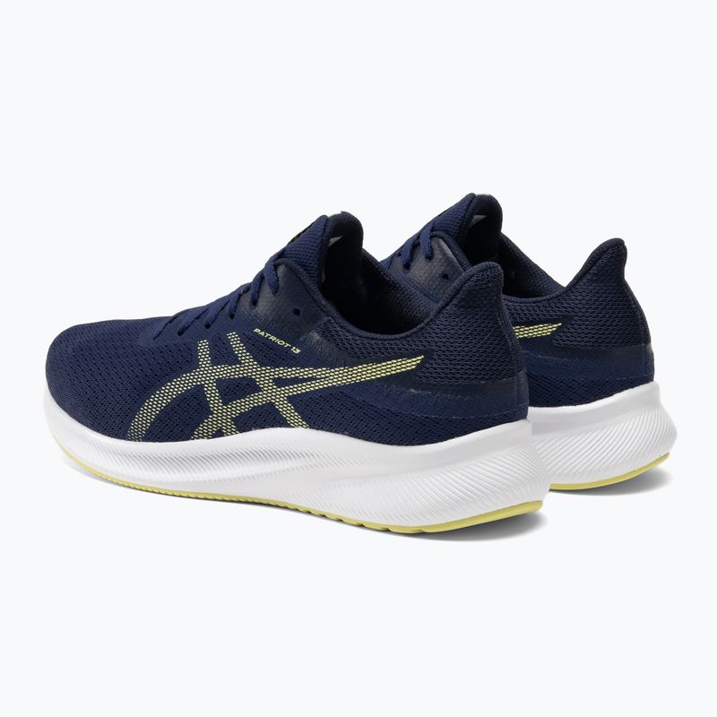 ASICS Patriot 13 bărbați pantofi de alergare adânc ocean / galben strălucitor 3