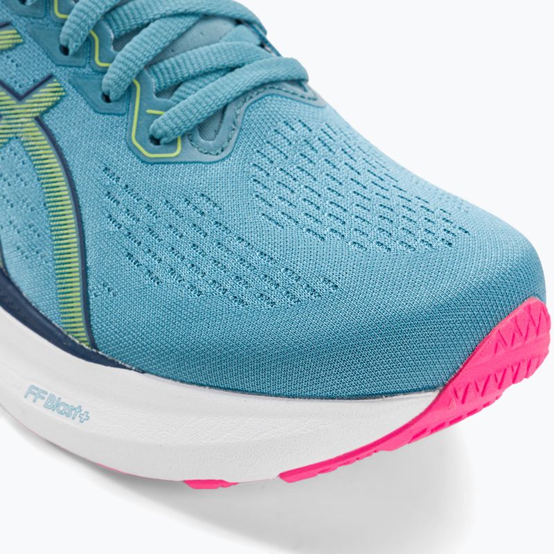 ASICS Gel-Kayano 30, pantofi de alergare pentru femei, albastru/grișu/lime green 8