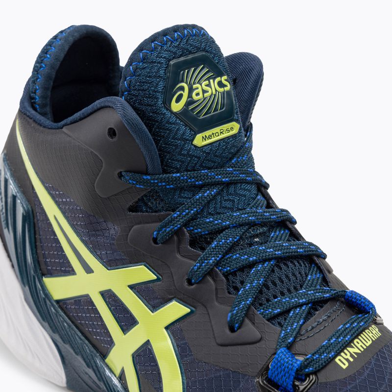 Pantofi de volei pentru bărbați ASICS Metarise albastru francez / galben strălucitor 10