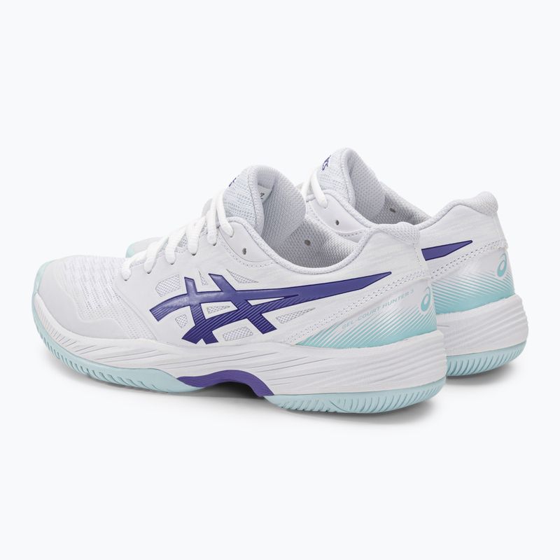 ASICS pantofi de squash pentru femei Gel-Court Hunter 3 alb / albastru violet 3