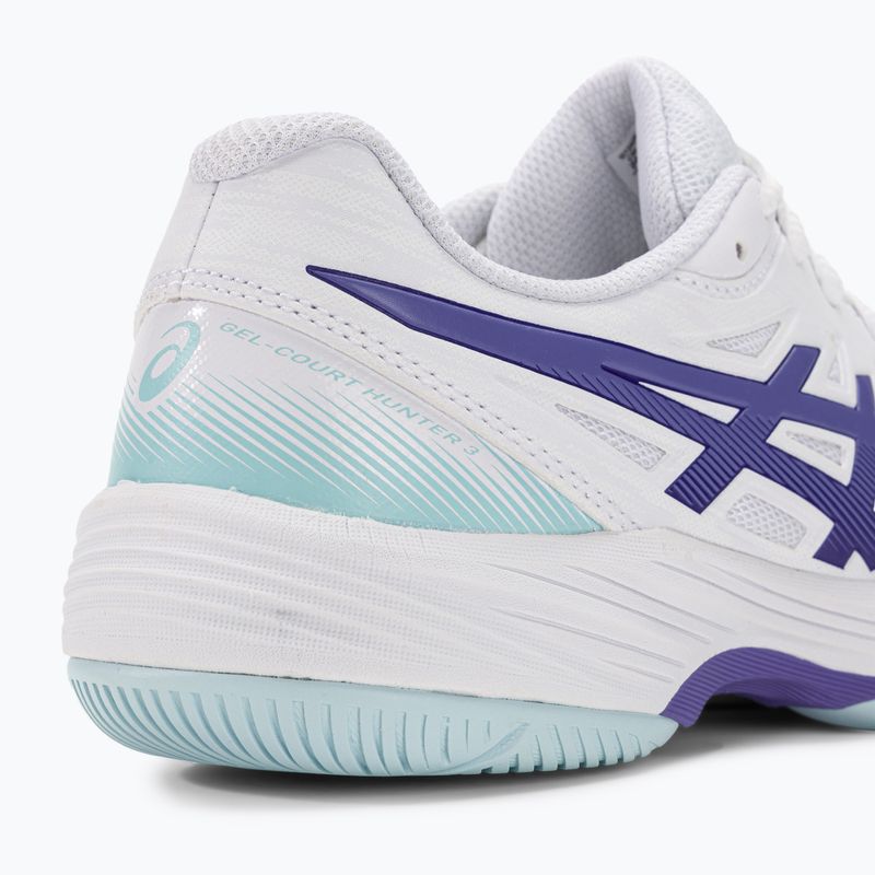 ASICS pantofi de squash pentru femei Gel-Court Hunter 3 alb / albastru violet 9