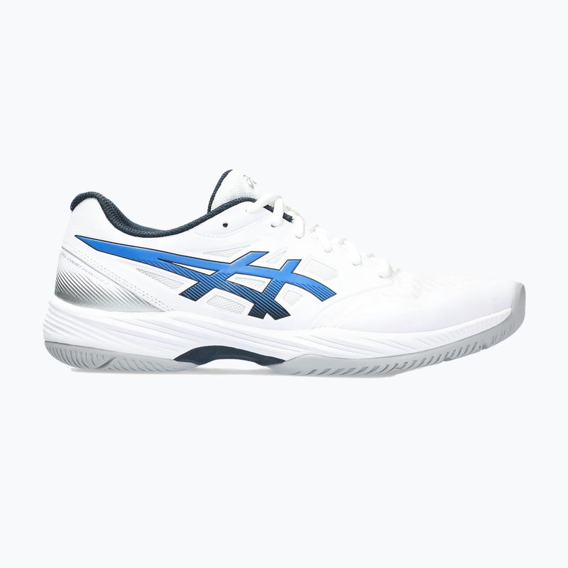 Pantofi de squash pentru bărbați ASICS Gel-Court Hunter 3 alb / albastru iluzie 12