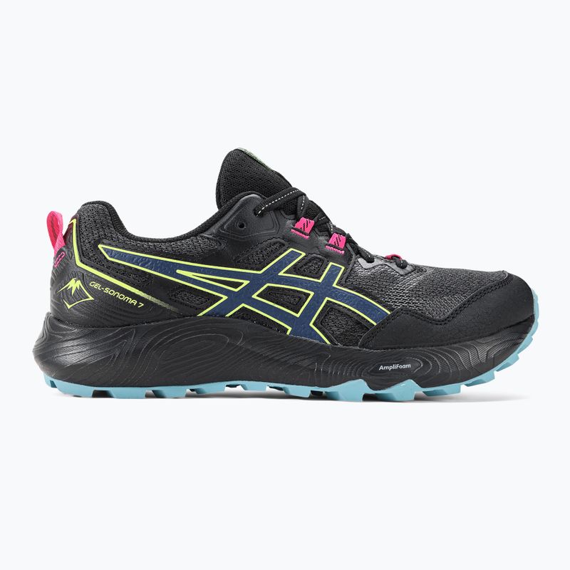 ASICS Gel-Sonoma 7 pantofi de alergare pentru femei negru / ocean adânc 2