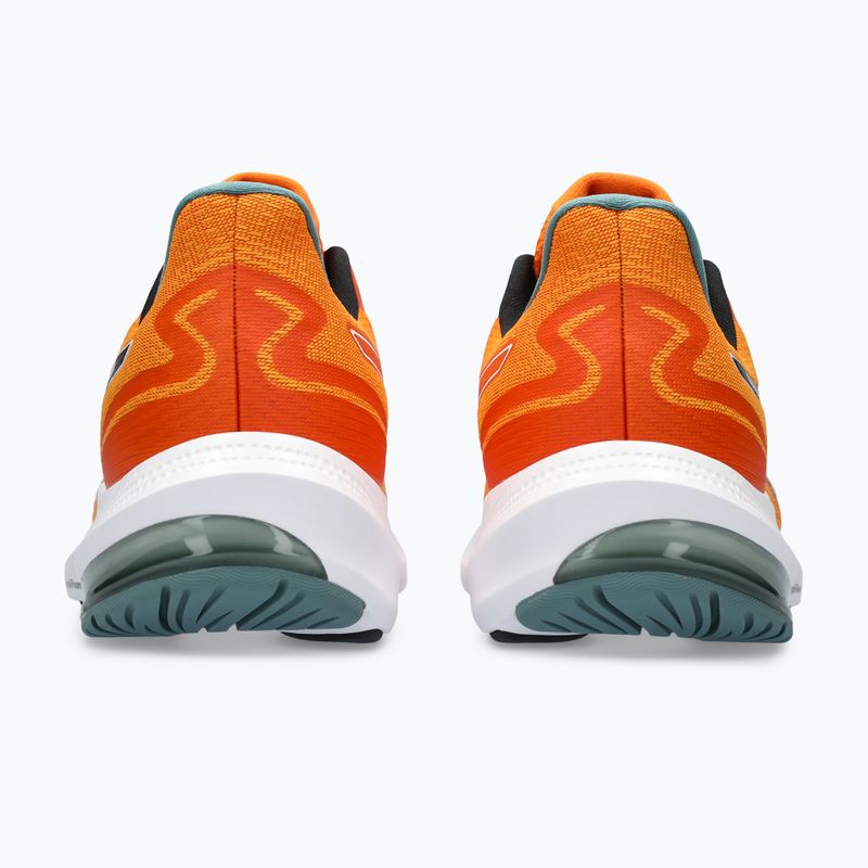 ASICS Gel-Pulse 14 bărbați pantofi de alergare portocaliu strălucitor / negru 14