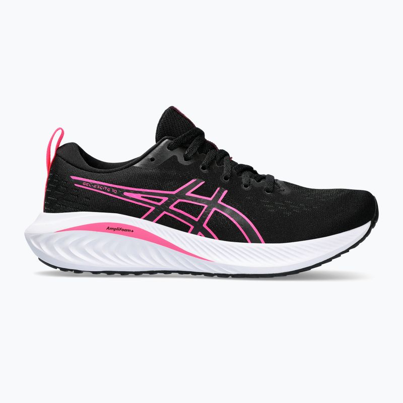 ASICS Gel-Excite 10 pantofi de alergare pentru femei negru / roz cald 12