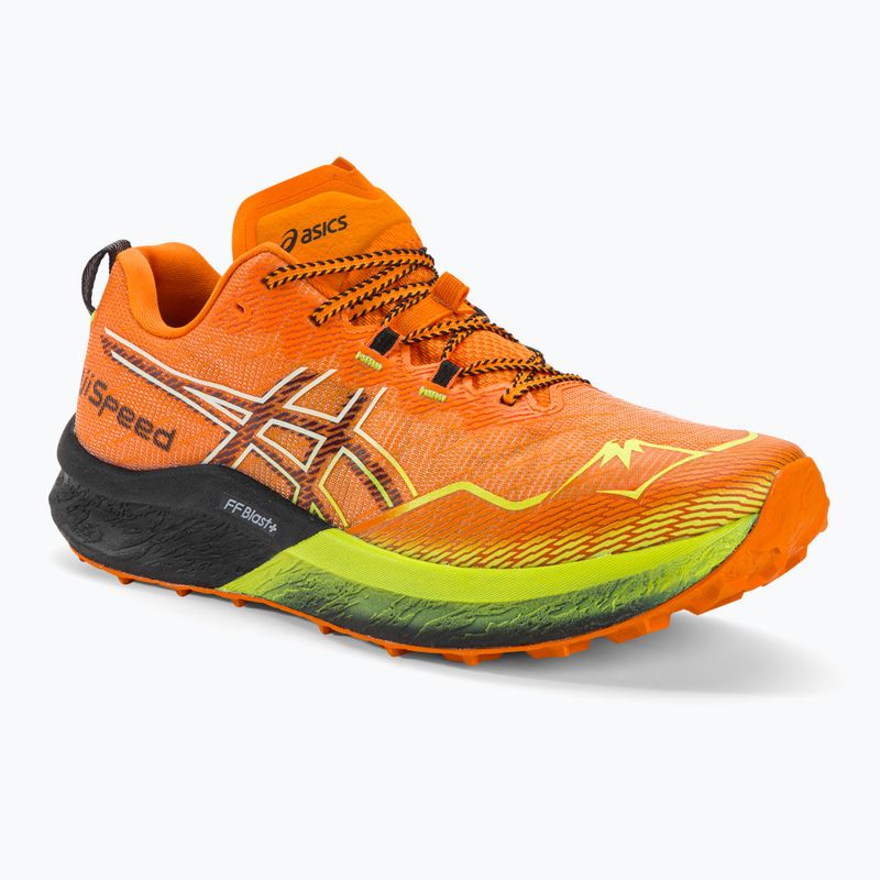 ASICS FUJISPEED 2 bărbați pantofi de alergare portocaliu strălucitor / roșu antic