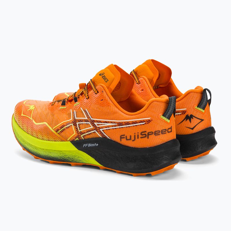 ASICS FUJISPEED 2 bărbați pantofi de alergare portocaliu strălucitor / roșu antic 3