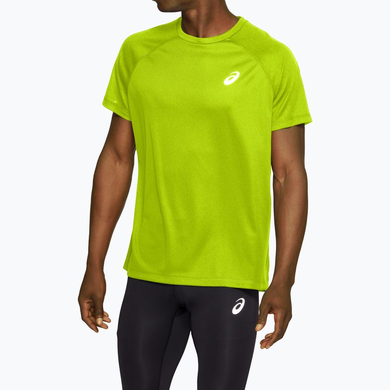 Tricou de alergat pentru bărbați ASICS Sport Run Top lime zest