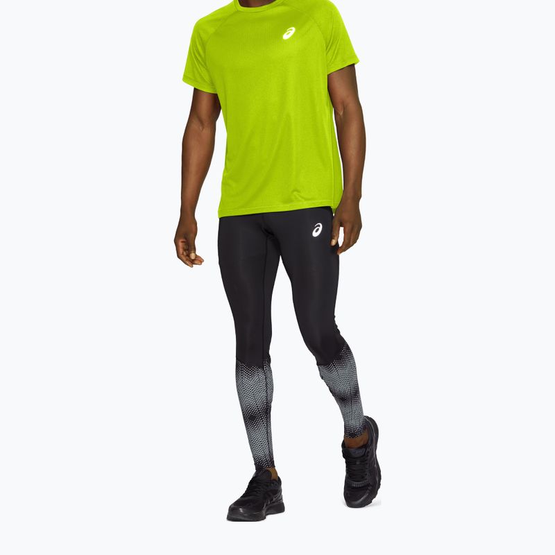 Tricou de alergat pentru bărbați ASICS Sport Run Top lime zest 2