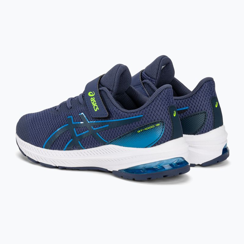 Încălăminte de alergat pentru copii ASICS GT-1000 12 PS thunder blue/french blue