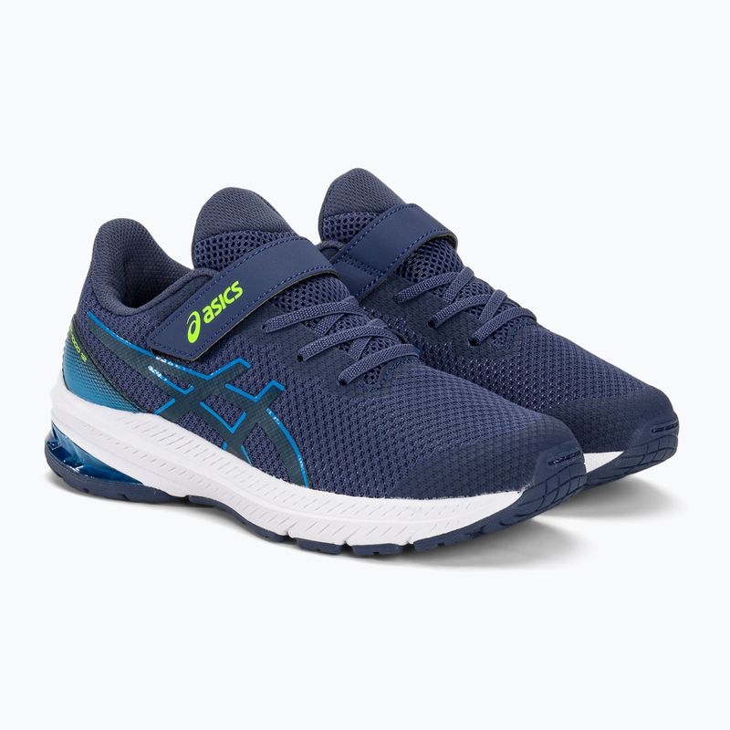 Încălăminte de alergat pentru copii ASICS GT-1000 12 PS thunder blue/french blue