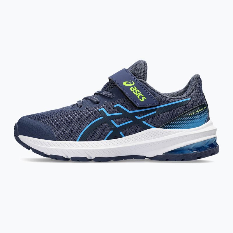 Încălăminte de alergat pentru copii ASICS GT-1000 12 PS thunder blue/french blue