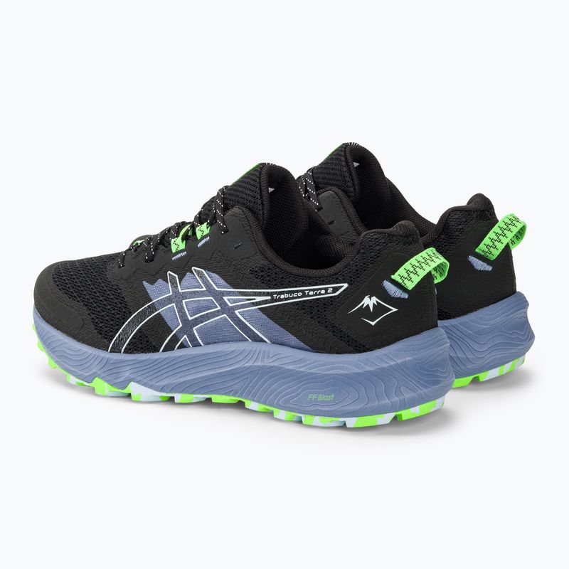 Încălțăminte de alergat pentru bărbați ASICS Trabuco Terra 2 black/light blue 4