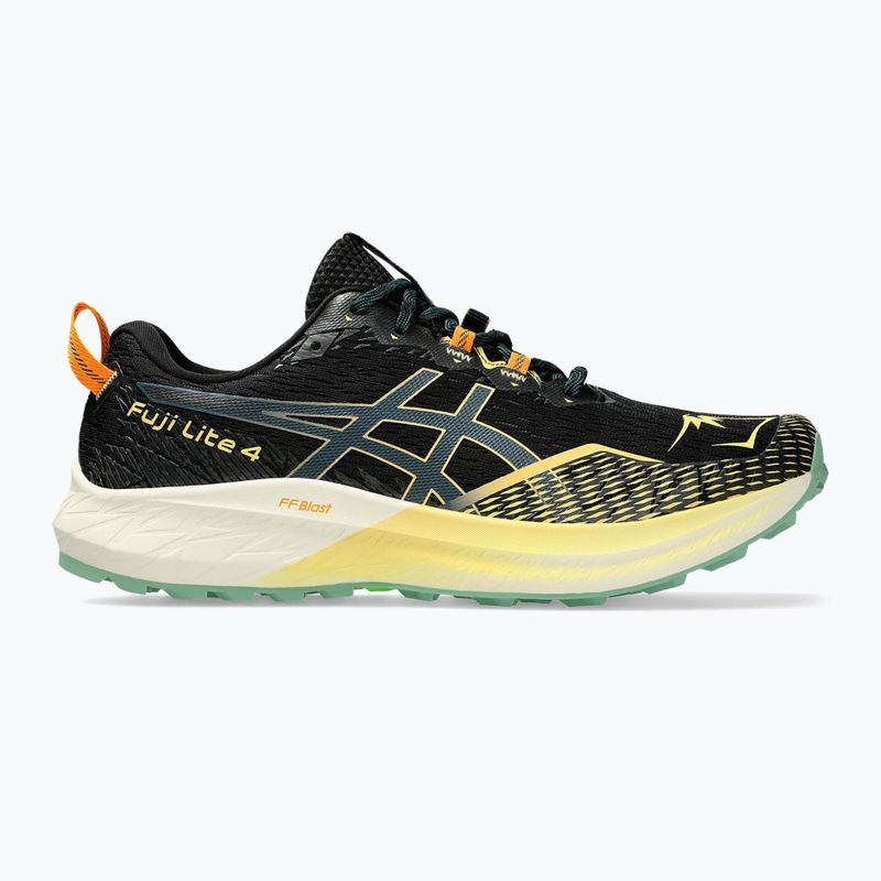 Încălțăminte de alergat pentru bărbați ASICS FUJILITE 4 black/magnetic blue 9