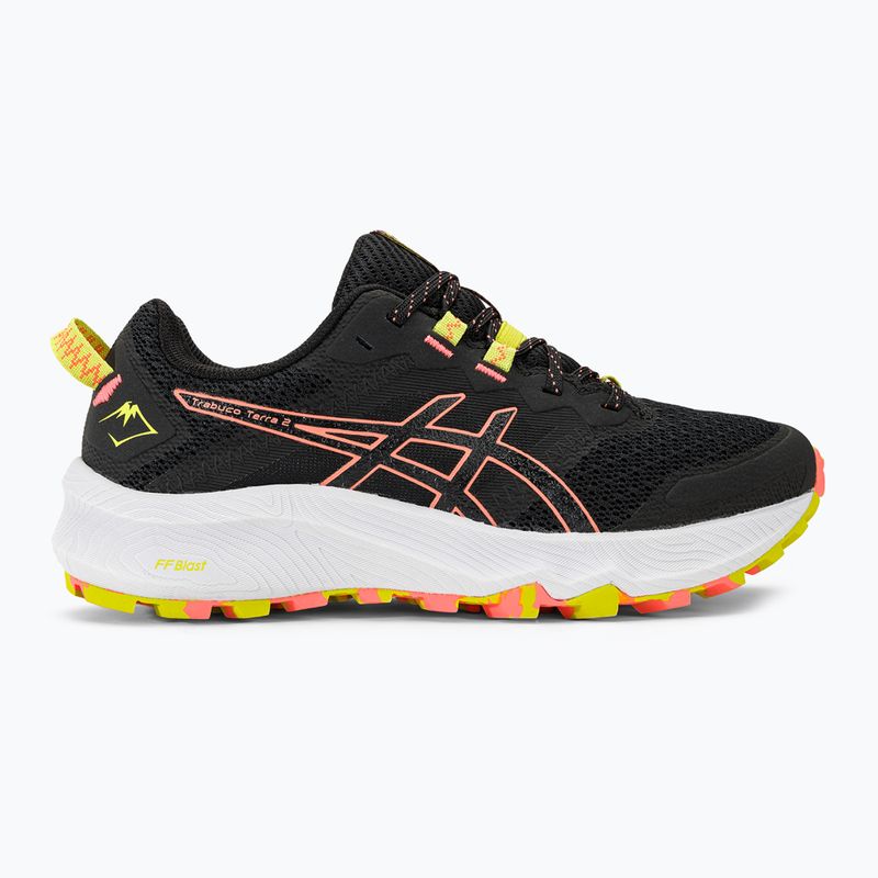 Încălțăminte de alergat pentru femei ASICS Trabuco Terra 2 black/sun coral 3