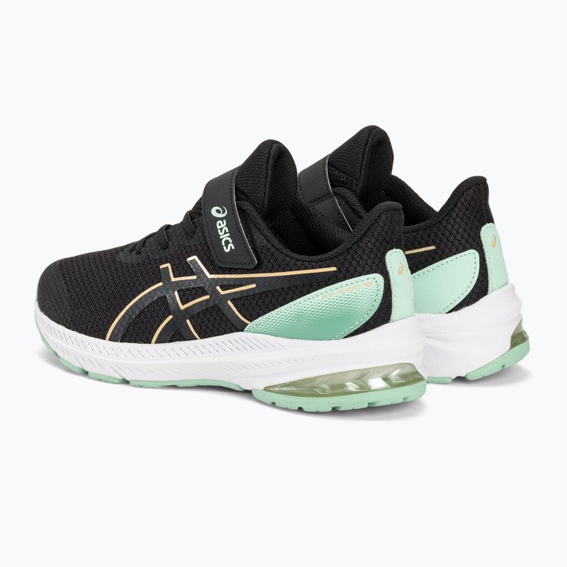 Încălăminte de alergat pentru copii ASICS GT-1000 12 PS black/apricot crush