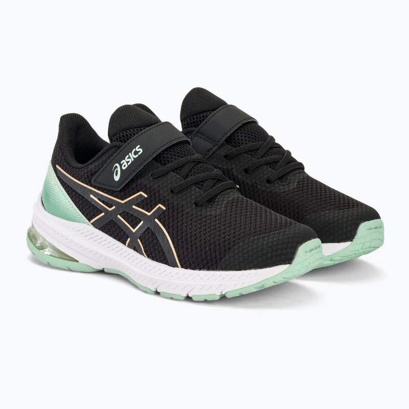 Încălăminte de alergat pentru copii ASICS GT-1000 12 PS black/apricot crush
