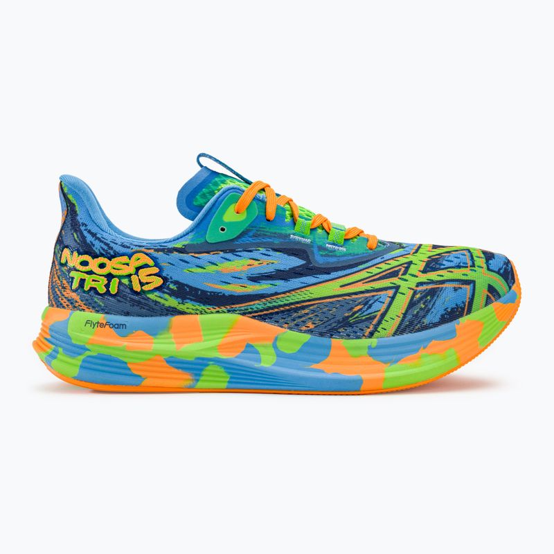 Încălțăminte de alergat pentru bărbați ASICS Noosa Tri 15 waterscape/electric lime 2