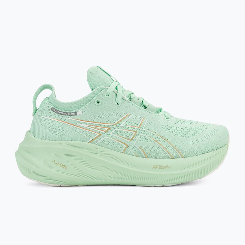 Încălțăminte de alergat pentru femei ASICS Gel-Nimbus 26 mint tint/pale mint 2