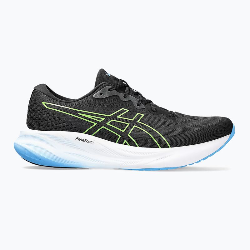 Încălțăminte de alergare pentru bărbați ASICS Gel-Pulse 15 black/electric lime 2