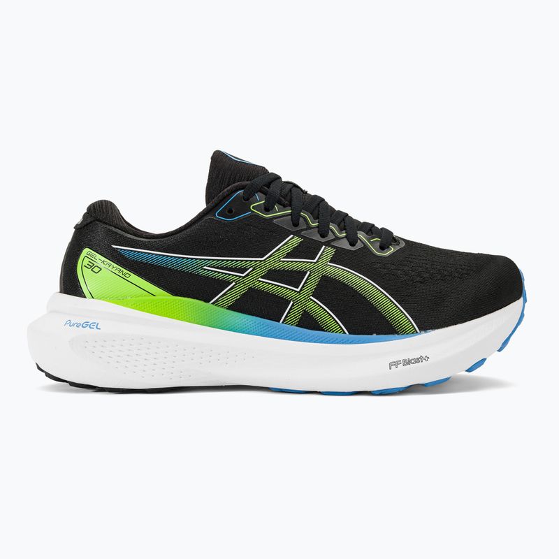 Încălțăminte de alergat pentru bărbați ASICS Gel-Kayano 30 black/electric lime 3