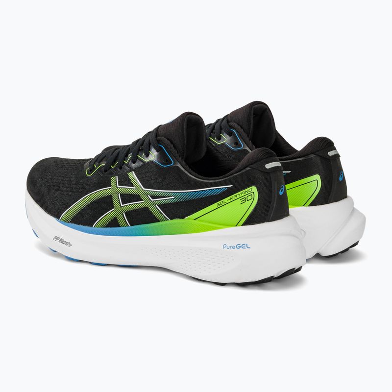 Încălțăminte de alergat pentru bărbați ASICS Gel-Kayano 30 black/electric lime 4