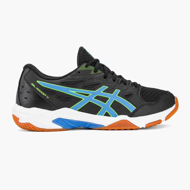 Încălțăminte de volei pentru bărbați ASICS Gel-Rocket 11 black/waterscape 2