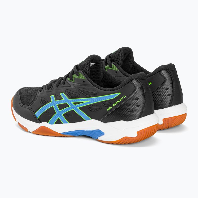 Încălțăminte de volei pentru bărbați ASICS Gel-Rocket 11 black/waterscape 3