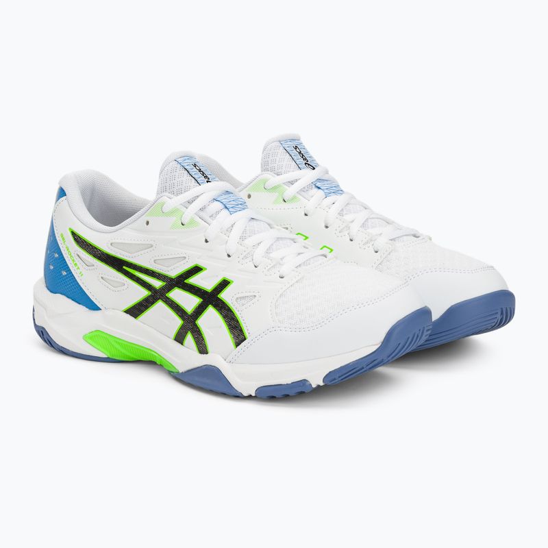 Încălțăminte de volei pentru bărbați ASICS Gel-Rocket 11 white/lime burst 4