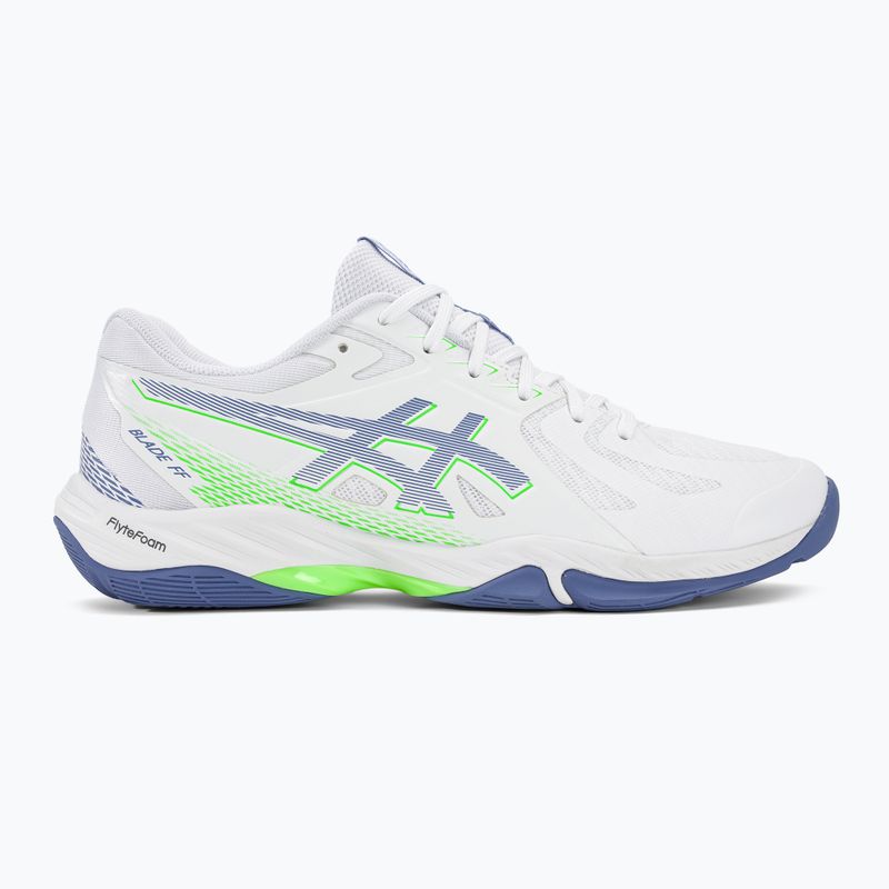 Încălțăminte de squash pentru bărbați ASICS Blade FF white/denim blue 2