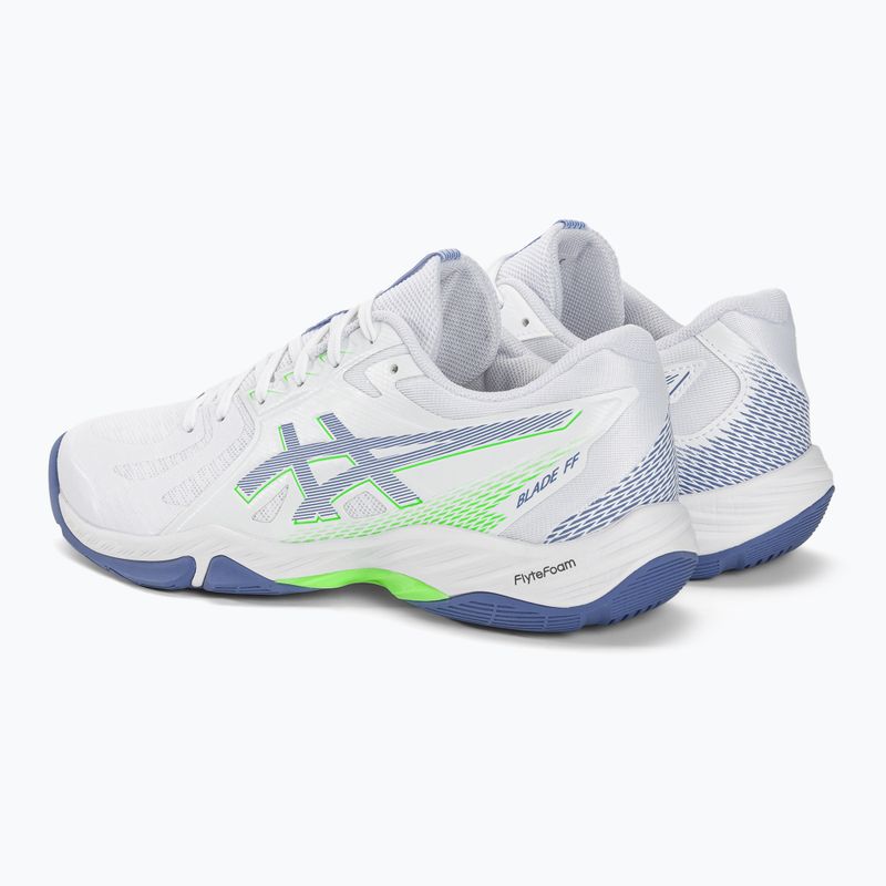 Încălțăminte de squash pentru bărbați ASICS Blade FF white/denim blue 3