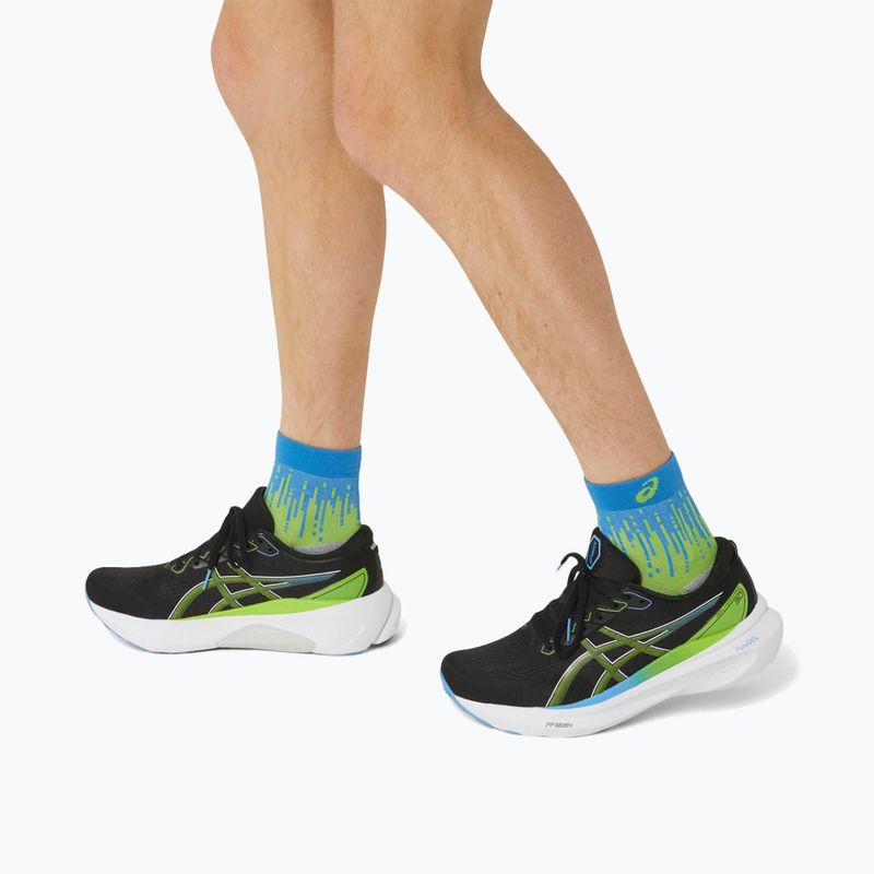 Șosete de alergat ASICS Performance Run Quarter electric lime/waterscape 4