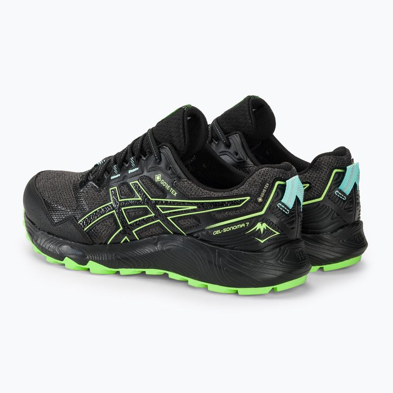Încălțăminte de alergat pentru bărbați ASICS Gel-Sonoma 7 GTX black/illuminate green 4