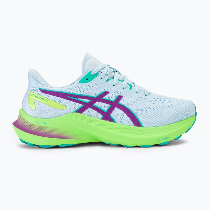 Încălțăminte de alergat pentru femei ASICS GT-2000 12 Lite-Show illuminate green 3