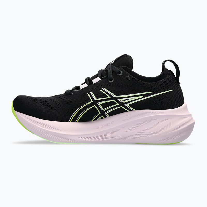 Încălțăminte de alergat pentru femei ASICS Gel-Nimbus 26 black/neon lime 9